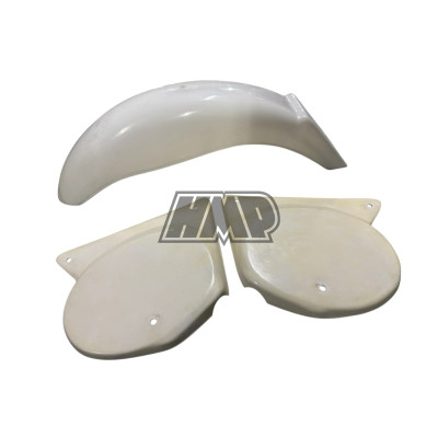 Kit plásticos MACAL cross competição / EC 50 minarelli p6 corsa corta / SACHS / guarda lamas trás e tampas laterais